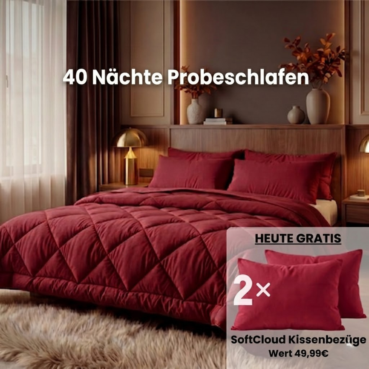 2-in-1 Bettdecke, die Bettlaken überflüssig macht