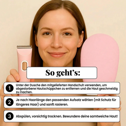 Kelya – Der 2-in-1 Rasierer für empfindliche Haut