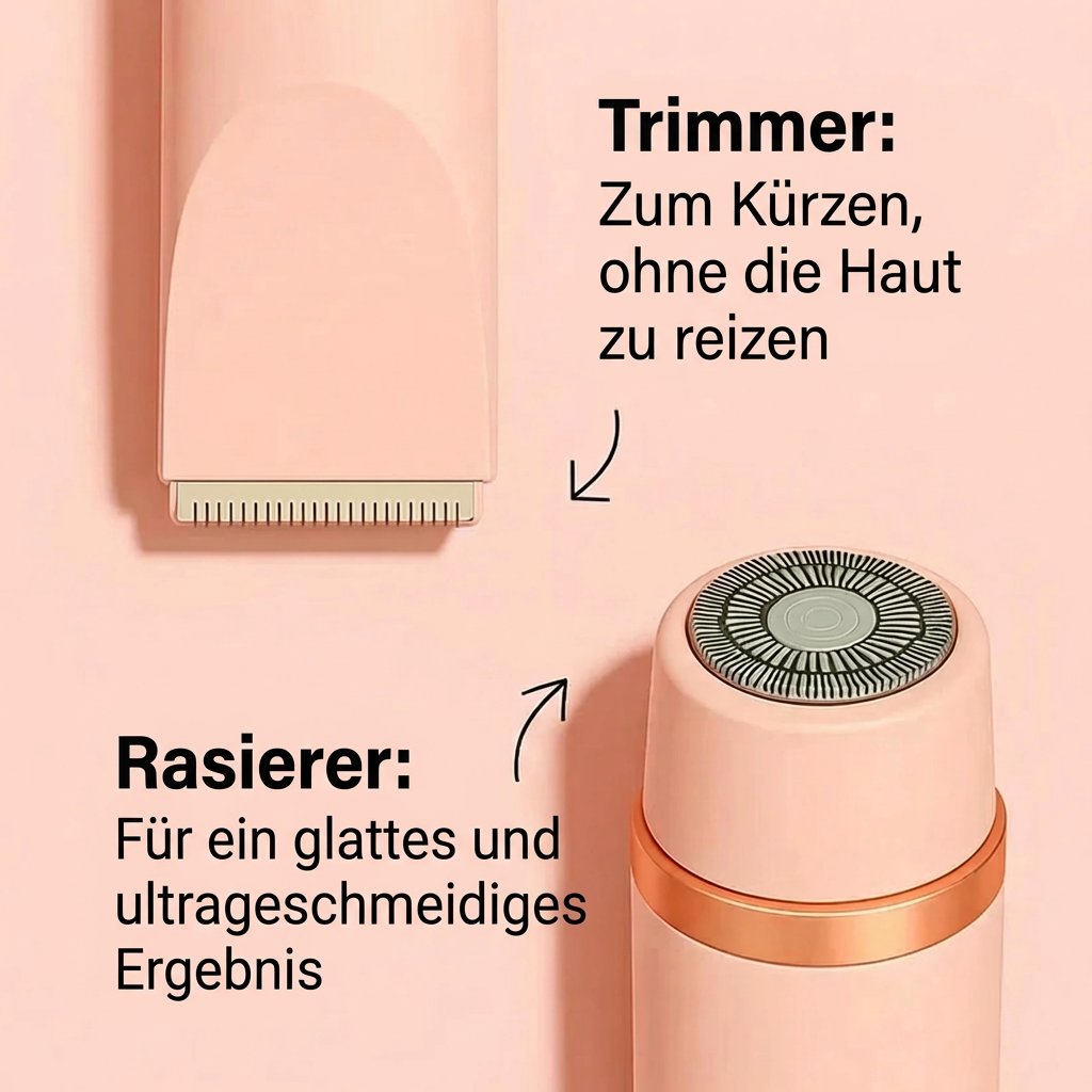 Kelya – Der 2-in-1 Rasierer für empfindliche Haut