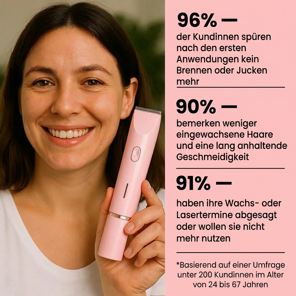 Kelya – Der 2-in-1 Rasierer für empfindliche Haut